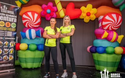Vlastní nafukovací dekorace DanceMission