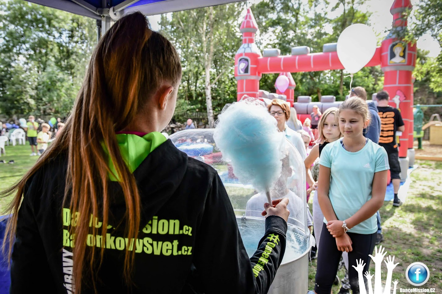 Cukrová vata na akci DanceMission
