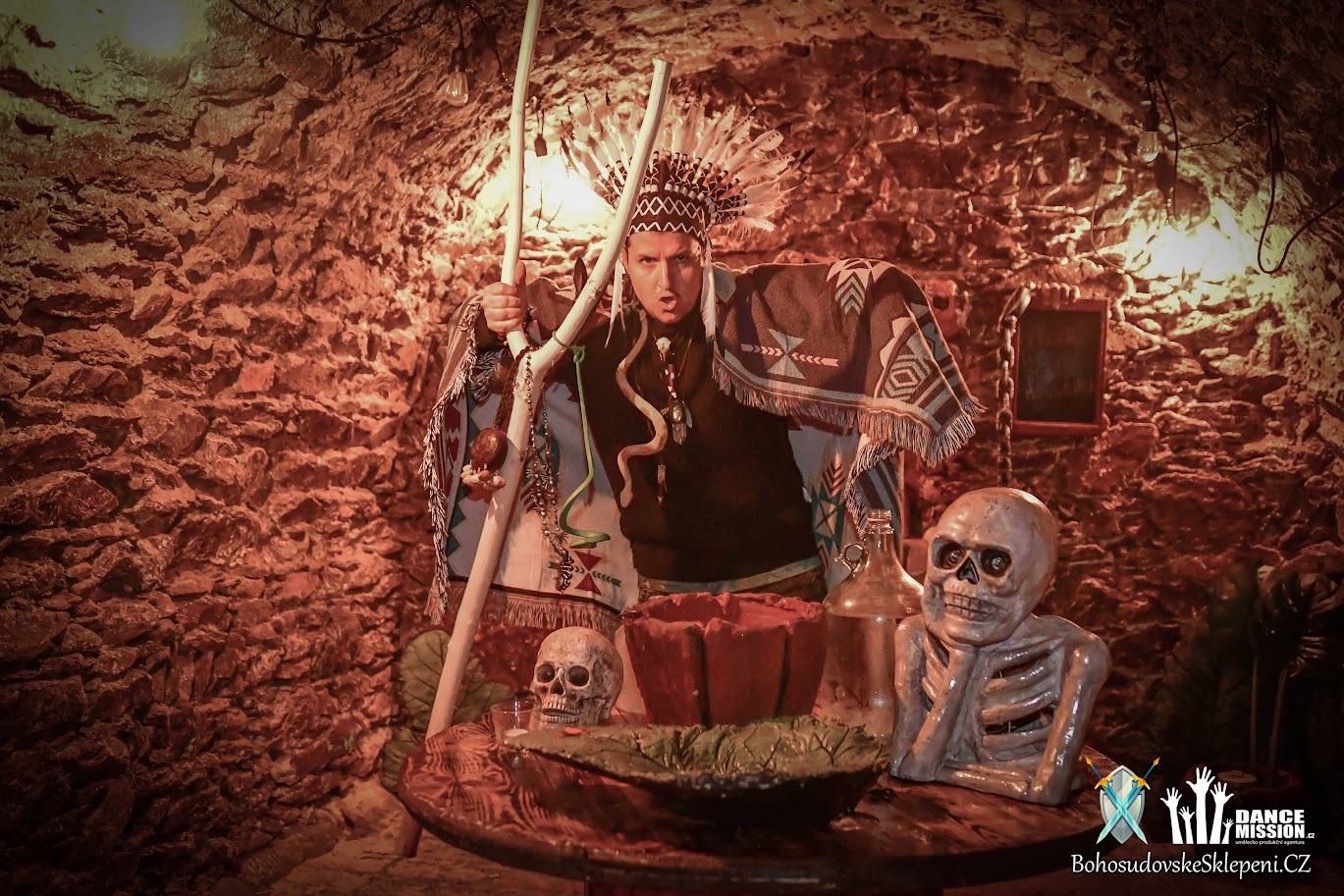 Šaman v tajemném sklepení