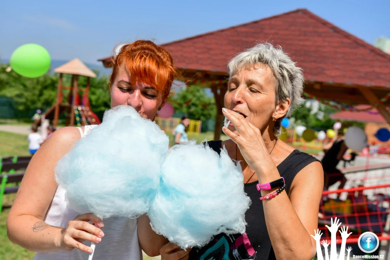 Cukrová vata na akci DanceMission