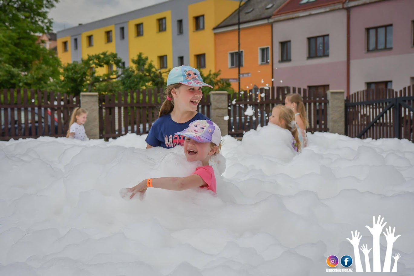 Pěnová párty na akci DanceMission