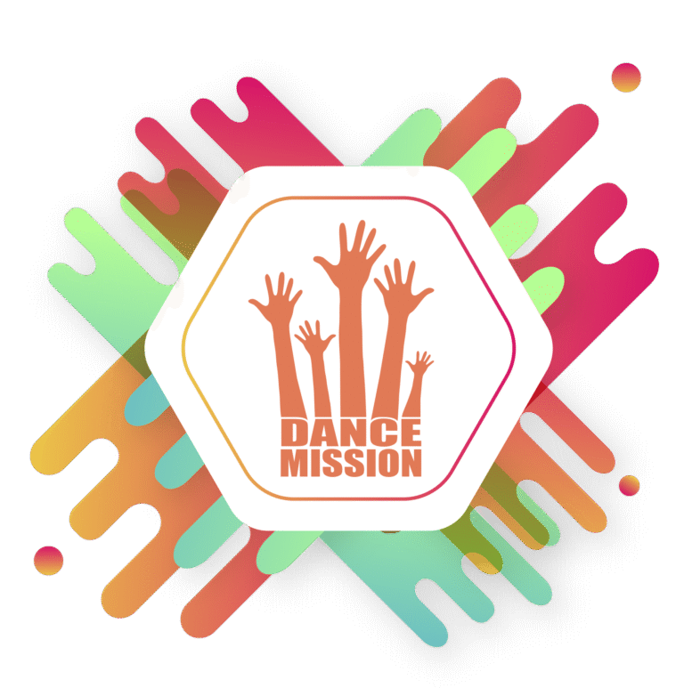 3D poutač DanceMission – 1. Logo